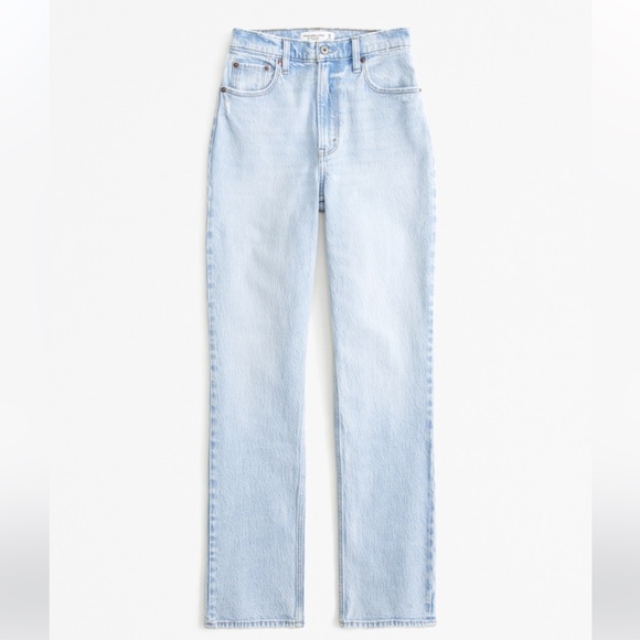 A&F Ultra High Rise 90s Straight Jean - Picture 4 of 7